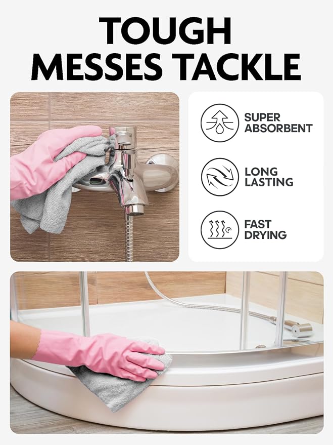 Fantasticlean Microfiber Cleaning Cloth Roll -675 Pack, Tear Away Microfiber - Image 5
