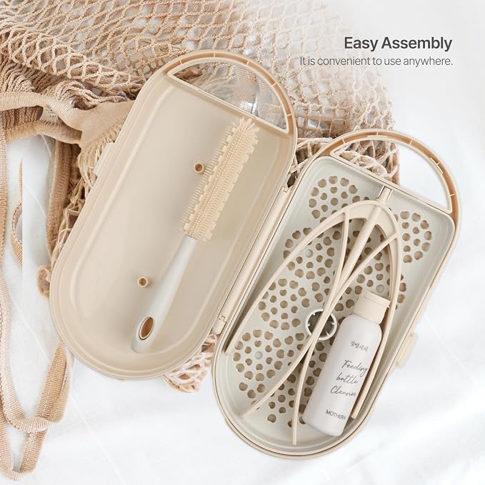 MOTHER-K Travel Baby Bottle Drying Rack Set - Image 6
