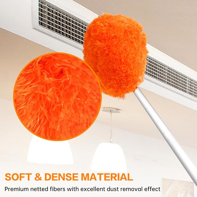 Ceiling Fan Cleaner Duster Reusable Microfiber Ceiling Fan Blade Cleaner - Image 4