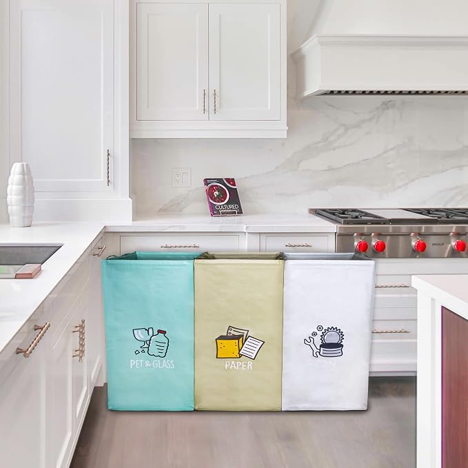 Recycling Bags, Separate Recycling Waste Bin Bags - Image 5