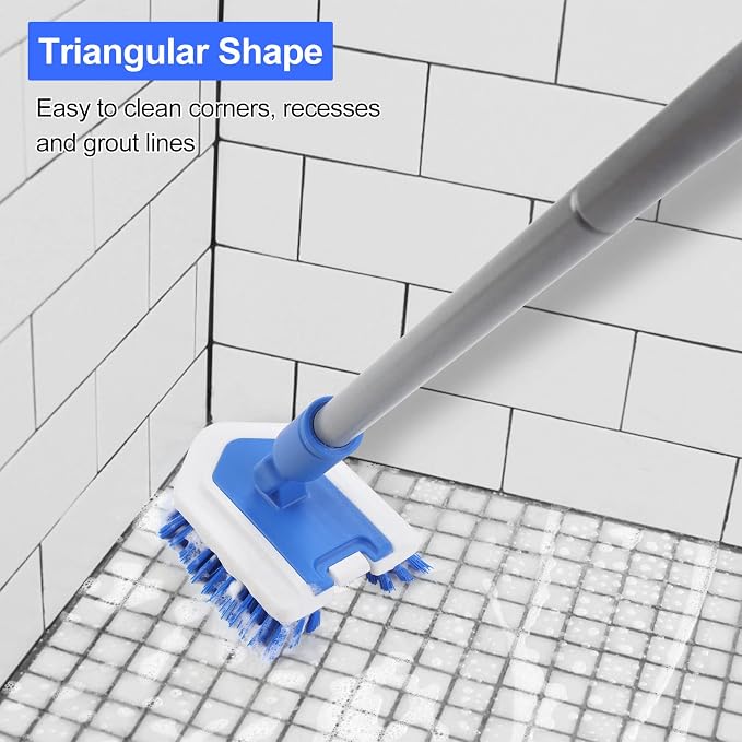 Lalafancy Cleaning Brush Head Tub and Tile Scrubber Stiff Bristles Brush - Image 2