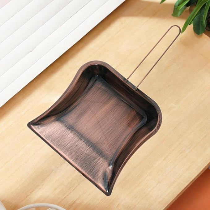 Handheld Copper Garbage Dustpan Multipurpose Sturdy Portable Table Cleaning - Image 6