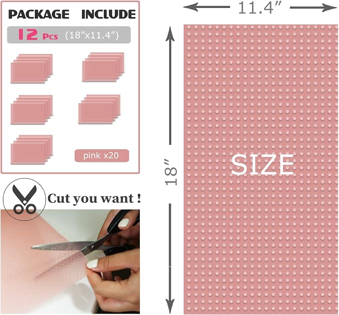 8Pcs Refrigerator Liners, Washable Fridge Liner Mats Covers Pads - Image 2