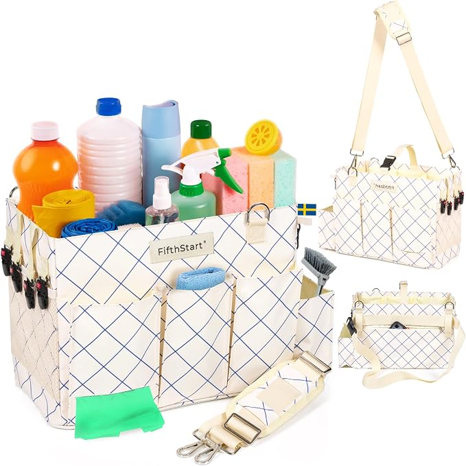 FifthStart Cleaning Caddy for Cleaning Supplies by FifthStart