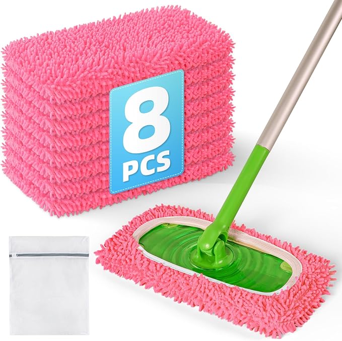 8 Pack Reusable Mop Pads Compatible by Unknown
