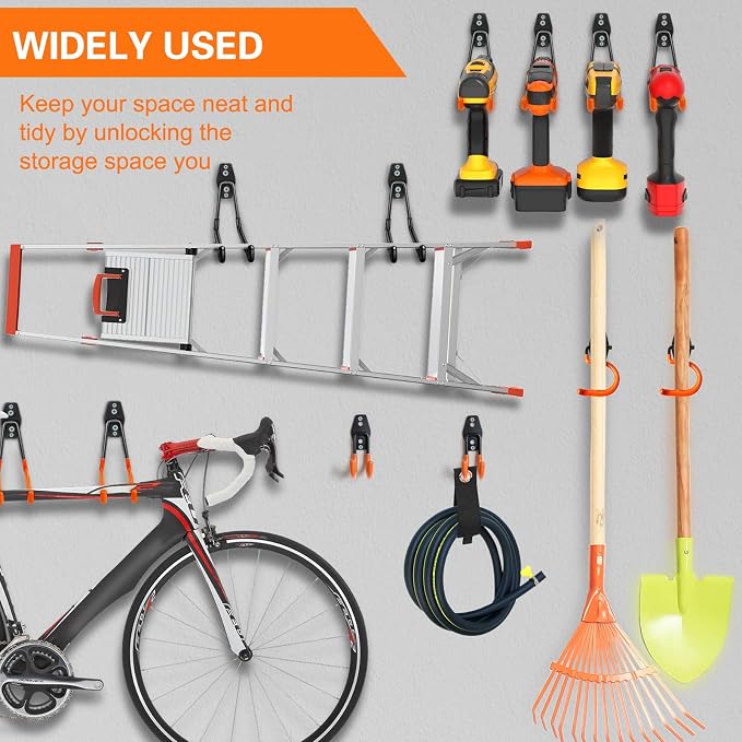 18 Pack Garage Hooks Heavy Duty Utility Steel - Image 5