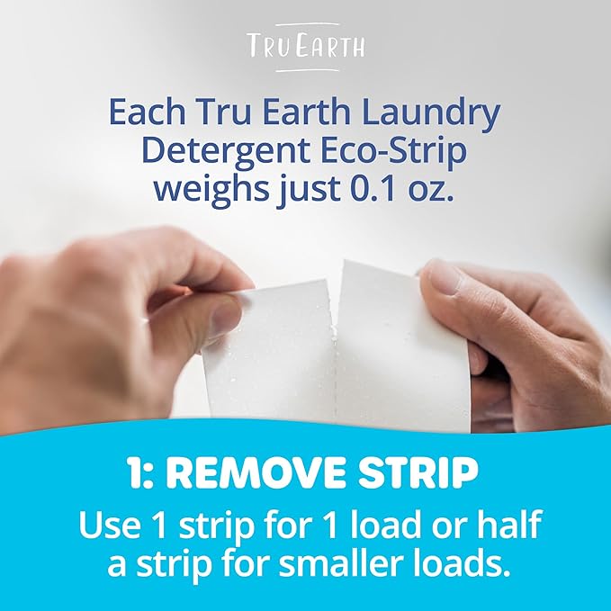 Tru Earth Compact Dry Laundry Detergent Sheets, Travel Sheets - Image 4