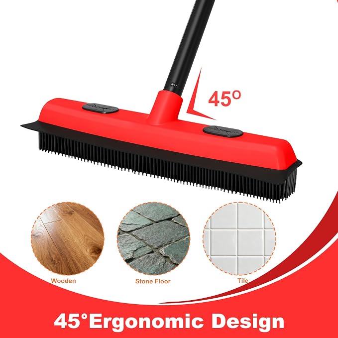 Rubber Broom for Pet Hair Removal - Image 7