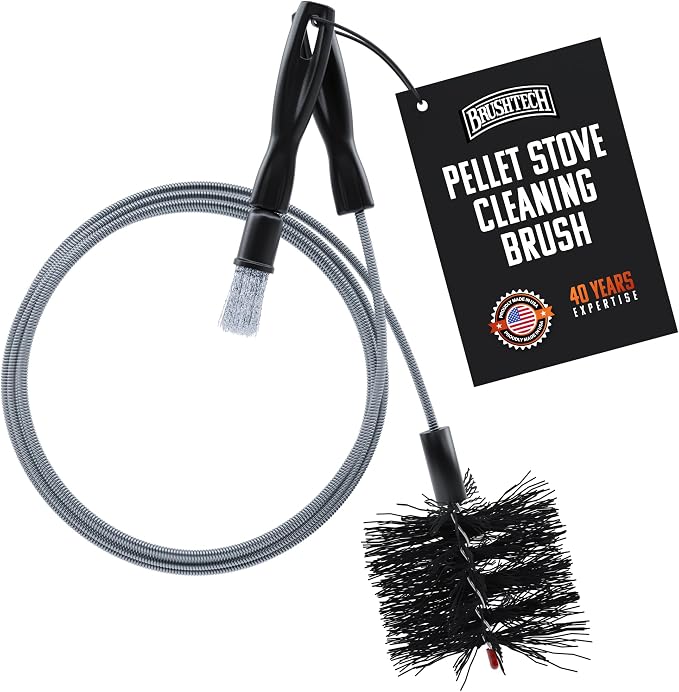 Brushtech Pellet Stove Cleaning Brush Kit by Brushtech