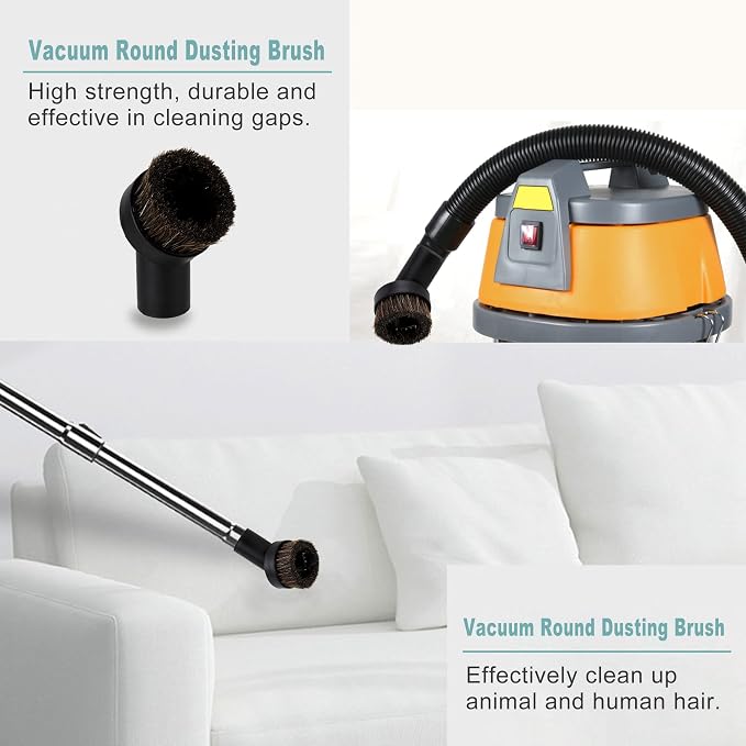 RDEXP Round Dust Brush 25mm Horse Hair 1.25" Vacuum Attachment Replacement - Image 6