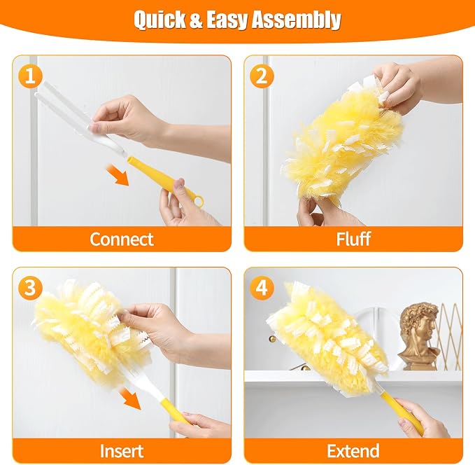 60 Count 360° Heavy Duty Duster Refills Compatible - Image 6