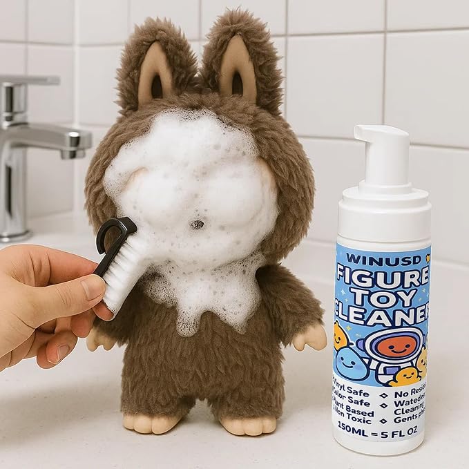 Figure & Plush Toy Cleaner - 5oz Foam Spray - Image 4