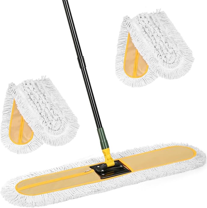 36" Commercial Dust Large Mops for Floor Cleaning, Heavy Duty Industrial Dry by VOUBIEN
