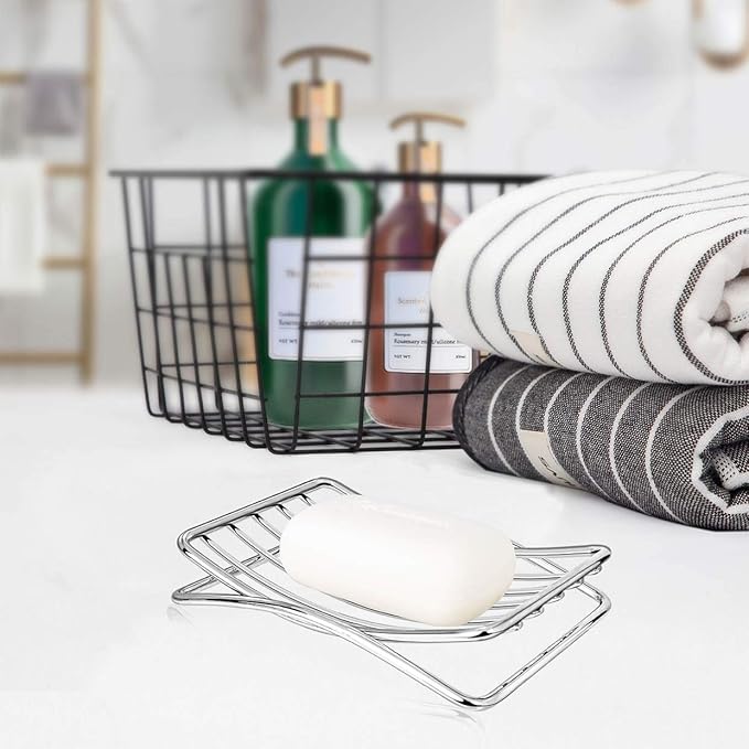Soap Dish Stainless Steel Bar Soap Holder - Image 4