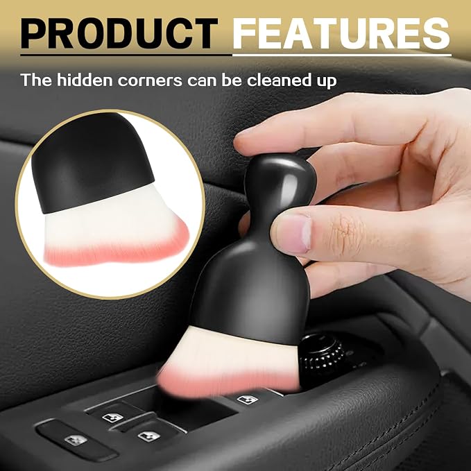 1Pcs Auto Soft Hair Brush Advanced Car Interior Detailing Brush - Image 6