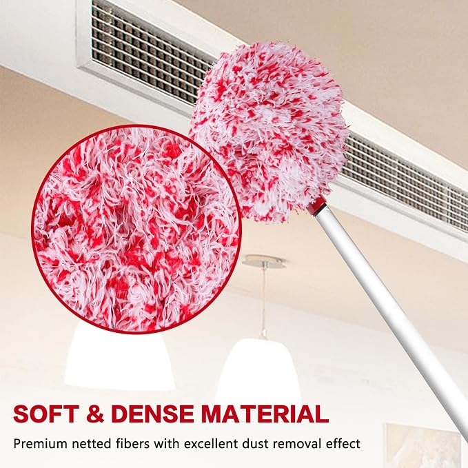 Ceiling Fan Cleaner Duster Reusable Microfiber Ceiling Fan Blade Cleaner - Image 5