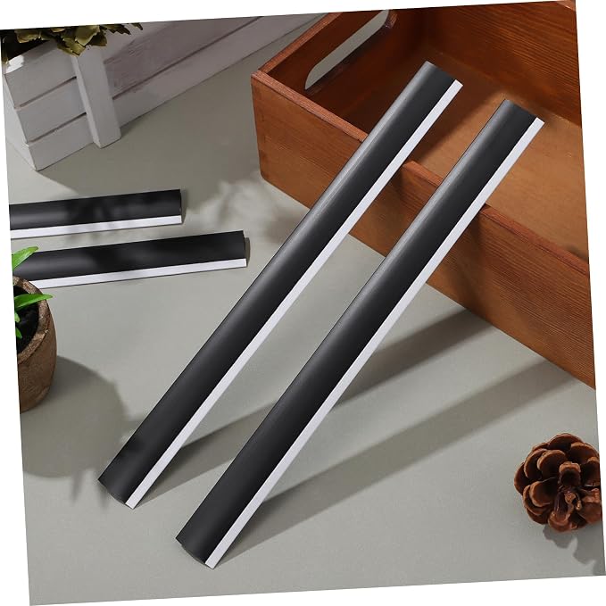 4pcs Rubber Dustpan Lip Edge Replacement Wide Lobby Dustpan Insert Strips Easy - Image 7