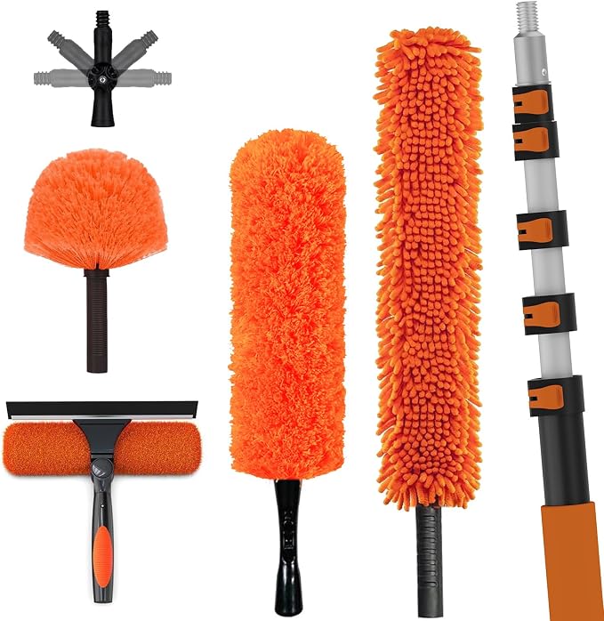 30FT High Reach Duster Cleaning Kit by LAANPOLE