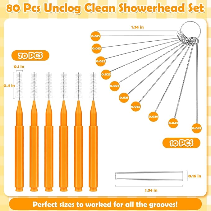 80 Pcs Shower Head Cleaner Tool - Image 3