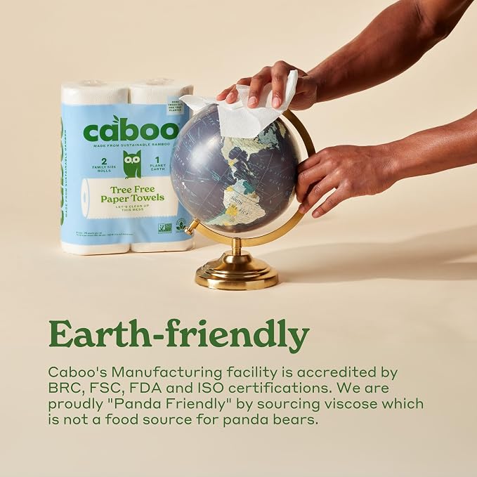 Caboo Tree Free Disposable Face Towels – 50 Soft, Lint-Free Towels | - Image 7