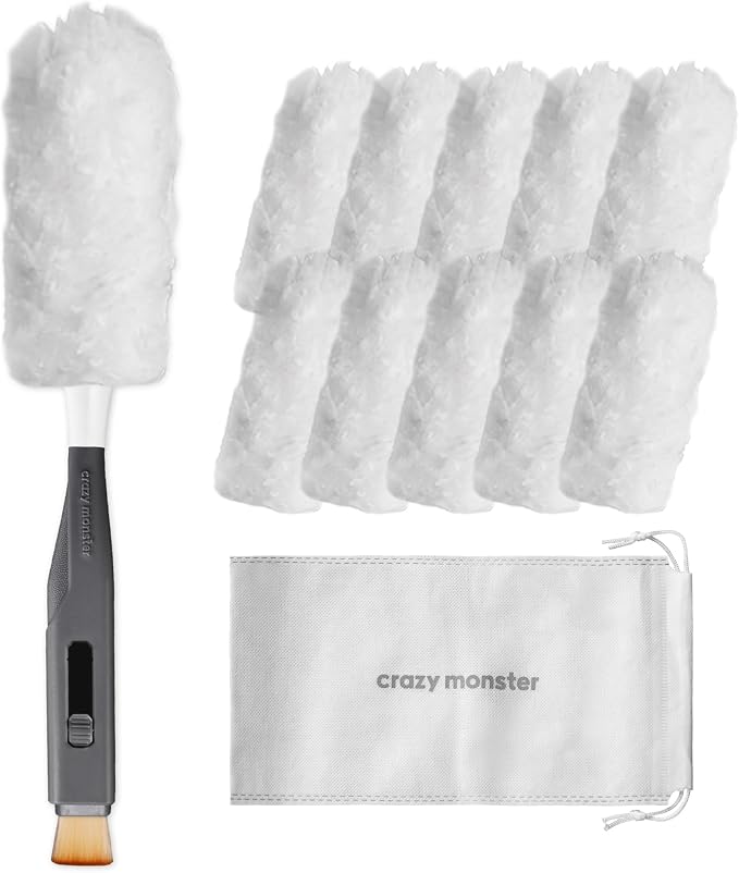 KMMOTORS 2-in-1 Full Circle Car Duster – Soft Microfiber Duster by KMMOTORS