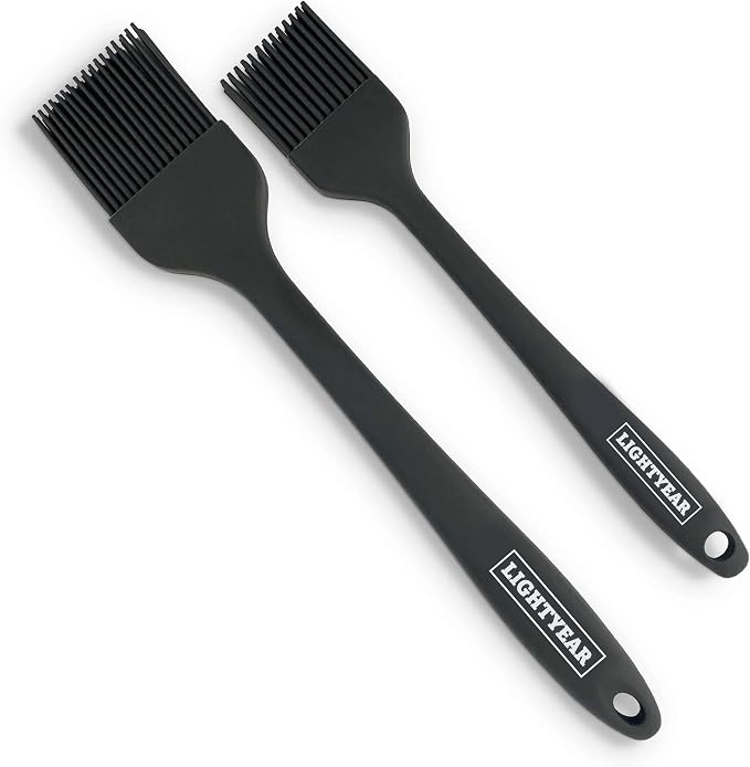 Lightyear Silicone Basting Pastry Brush Set 450°F Heat Resistant Oil Brush by Unknown