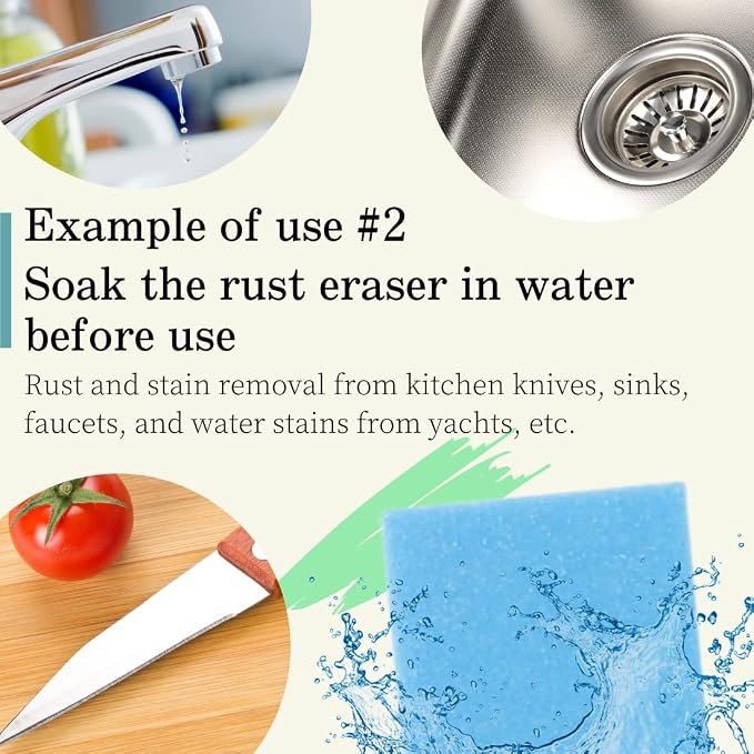 Rust Eraser for Knives Kitchen Stoves Wood Finish and Bicycles Multi Purpouse - Image 8