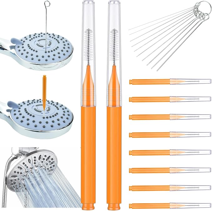 Shower Head Cleaner, Shower Head Cleaning Brushes Shower Nozzle Clog Removal by Ceycudy