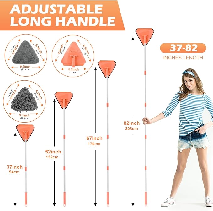 RONSUNG Wall Cleaner Triangle Mop - Image 5