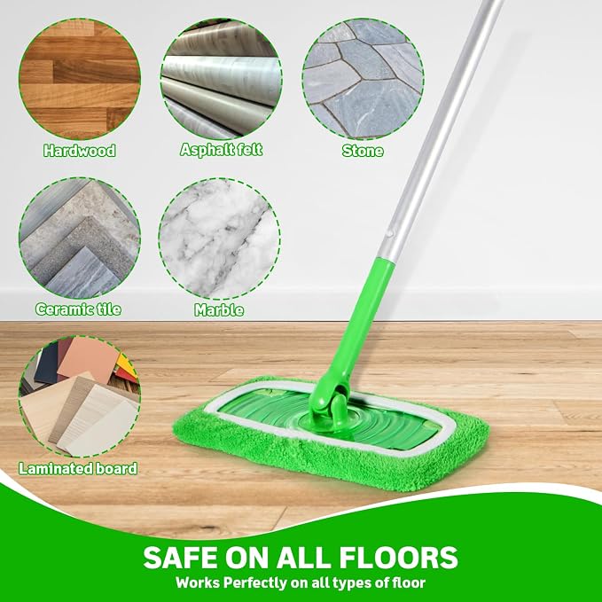 Reusable Microfiber Mop Pads Compatible - Image 5