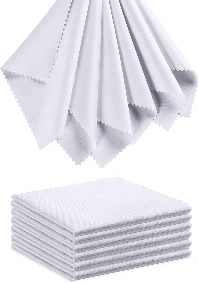 Eyeglass Cleaning Cloth Glasses Cleaner 12Pack Microfiber Lens Cleaner Eyewear by TRIUMPHVISION