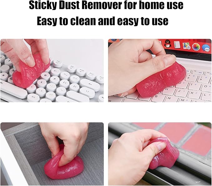 Car Cleaning Gel, Car Wash Interior Dust Remover Glue - Image 5