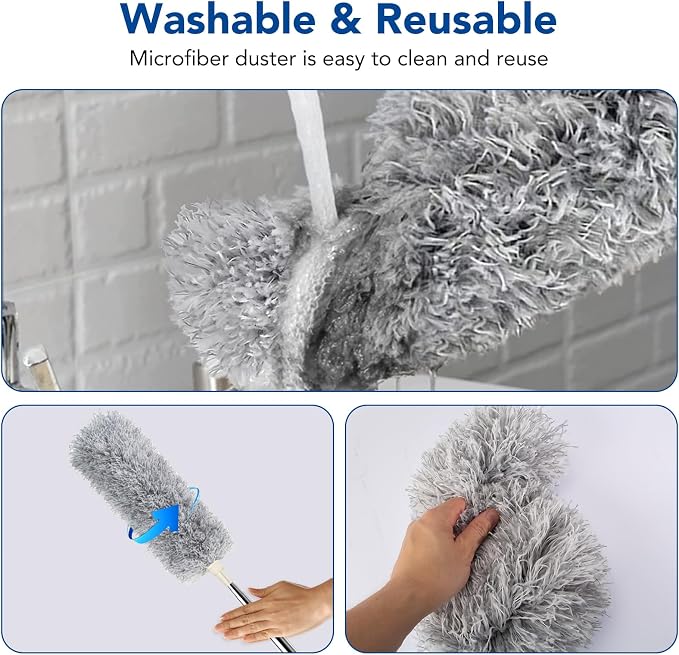 Azun Dusters for Cleaning, Ceiling Fan Cleaner Duster - Image 6