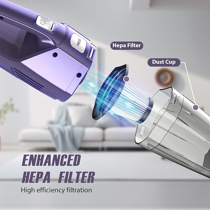 Handheld Vacuum Cordless – Car Vac Portable - Image 5