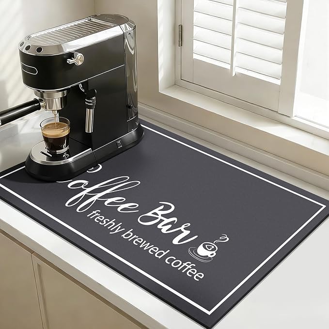 Findosom Dish Drying Mat, Cuttable Drying Mat by Findosom