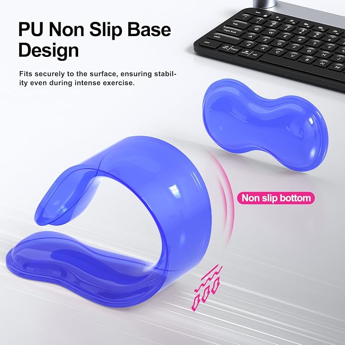 Gel Keyboard and Mouse Wrist Rest Set, Comfort Ergonomic Wrist Support - Image 5