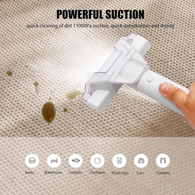 Portable Carpet Cleaner, 450W Sofa & Upholstery Cleaner - Image 9