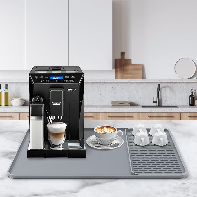 Silicone Coffee Mat, Fits Under Coffee Maker, Espresso Machine, Dish Rack - Image 2