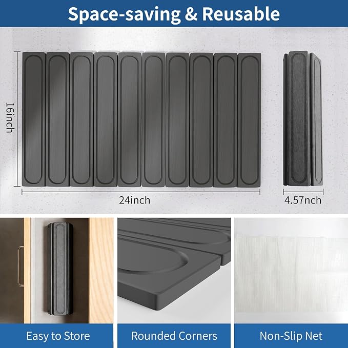 Hopegiver Stone Drying Mat for Kitchen Counter, Super Absorbent, Non-Slip & - Image 3