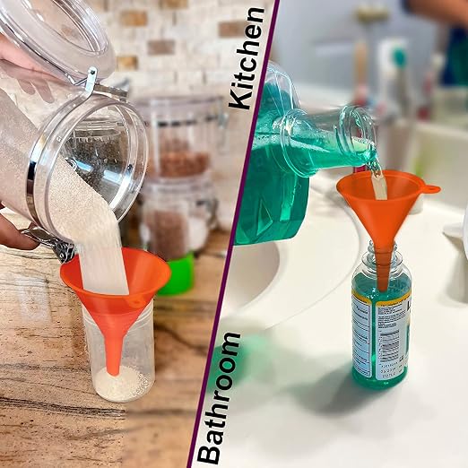 Oil Funnel Set – Plastic Funnels - Image 3