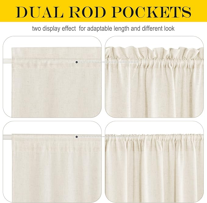NICETOWN Blackout French Door Curtains - Image 4