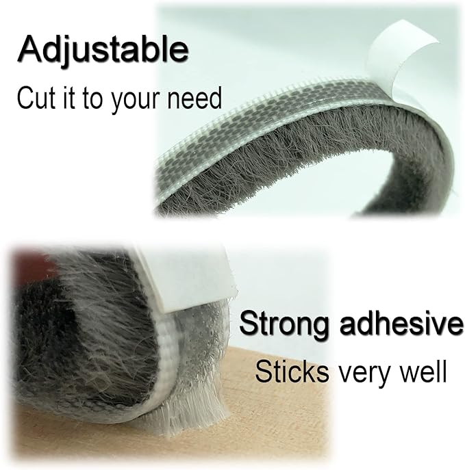 Felt Weather Stripping Door Seal Brush - Image 4