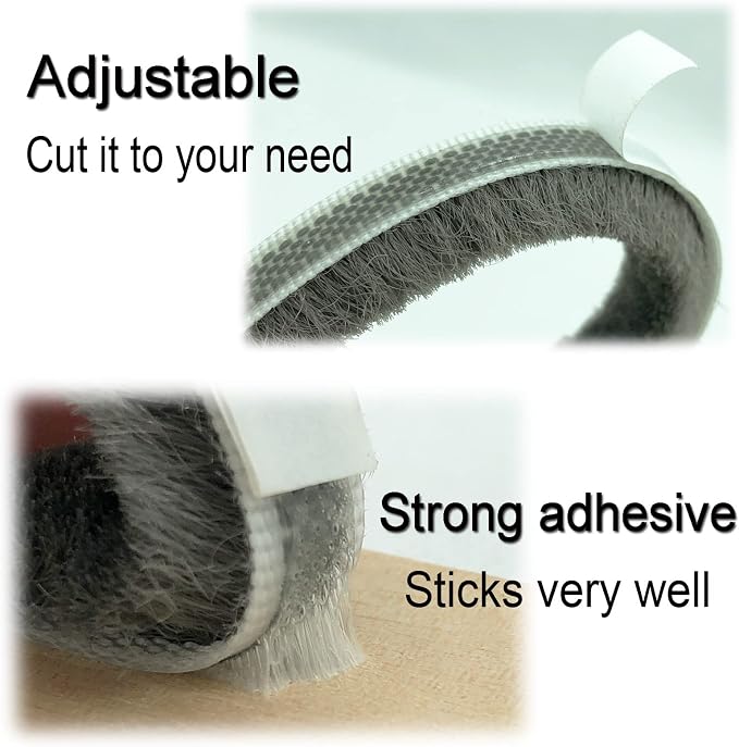 80 Ft White Weather Stripping Brush - Image 4