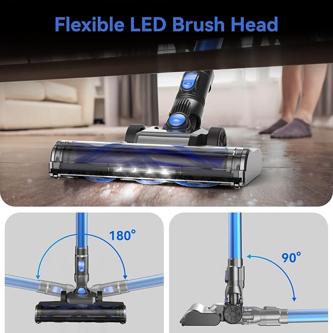 Cordless Vacuum Cleaner, 8-in-1 Lightweight Stick Vacuum - Image 6