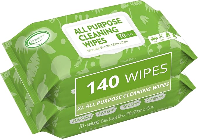 Air Jungles All Purpose Cleaning Wipes by AirJungles