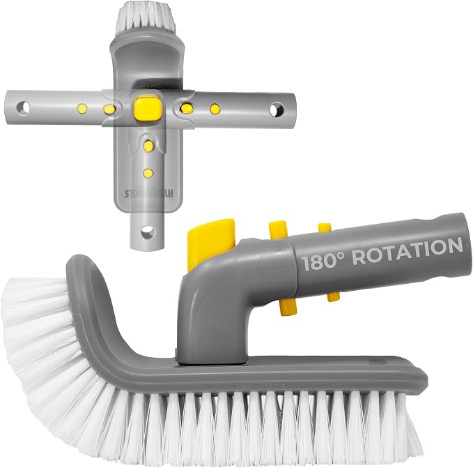 SWIMLINE HYDROTOOLS Pool Floor Wall Step Brush by Swimline