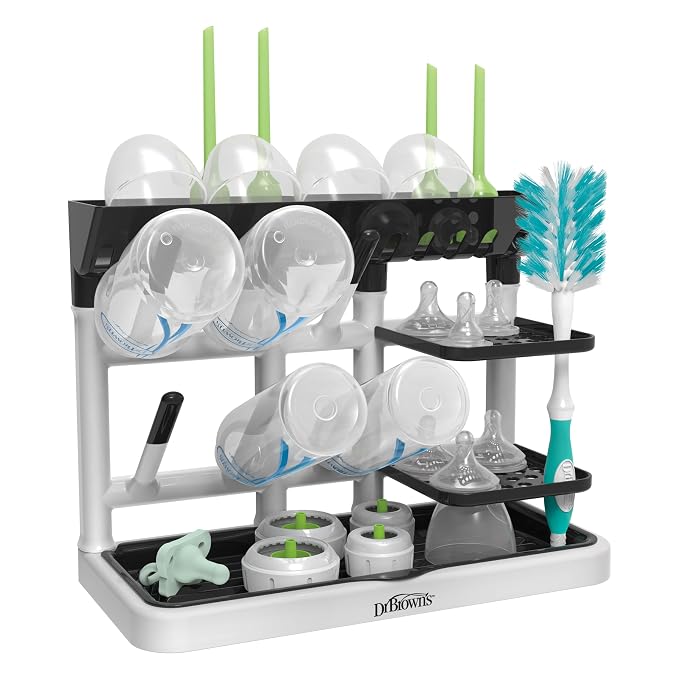 Dr. Brown's Drying Tower, Stand-Up Drying Rack, Countertop Baby Bottle-Drying - Image 9