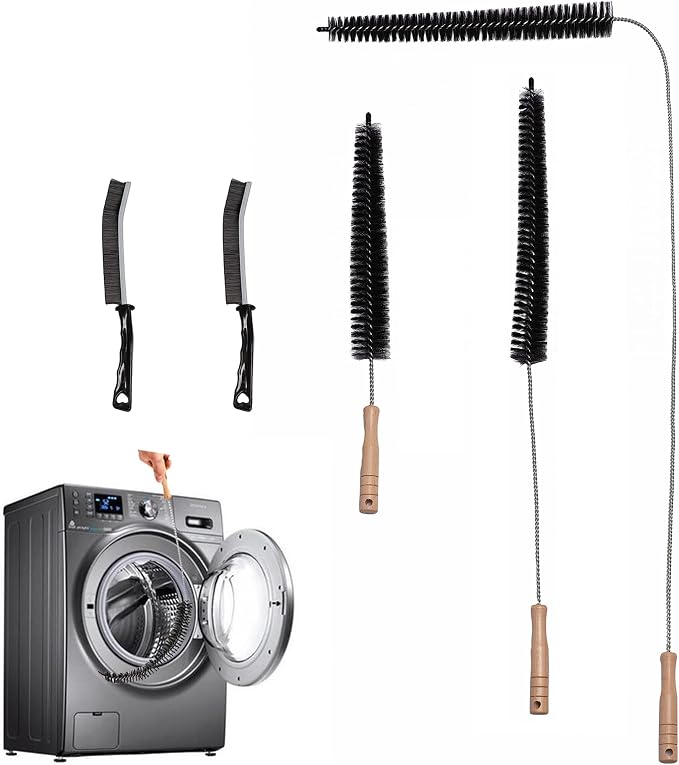 Dryer Vent Cleaner Kit, 3-Size Flexible Dryer Vent Brush Set by Unknown