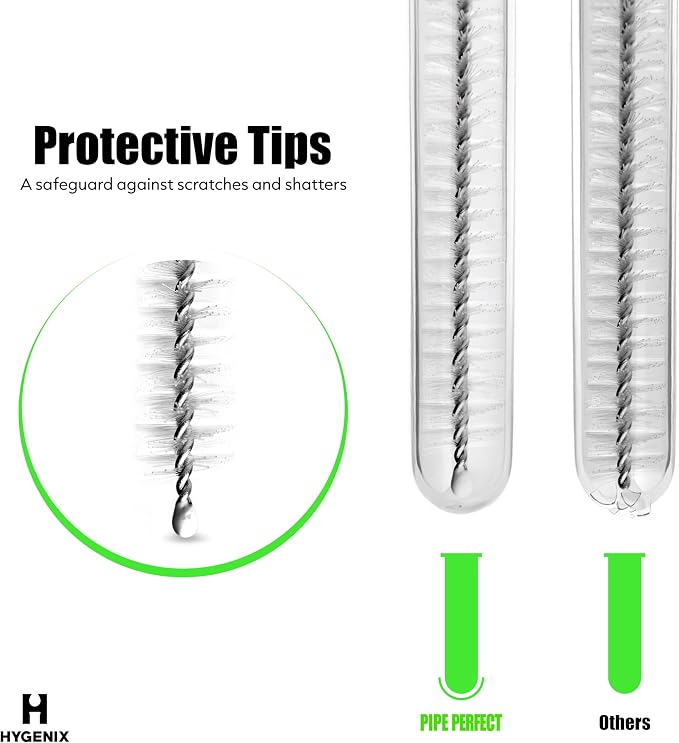 Straw Cleaning Brush Set – 10 Pack, 8-Inch Nylon Tube Pipe Cleaners in 10 - Image 4