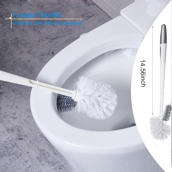2 Pack Toilet Bowl Brush Without Holder - Image 4